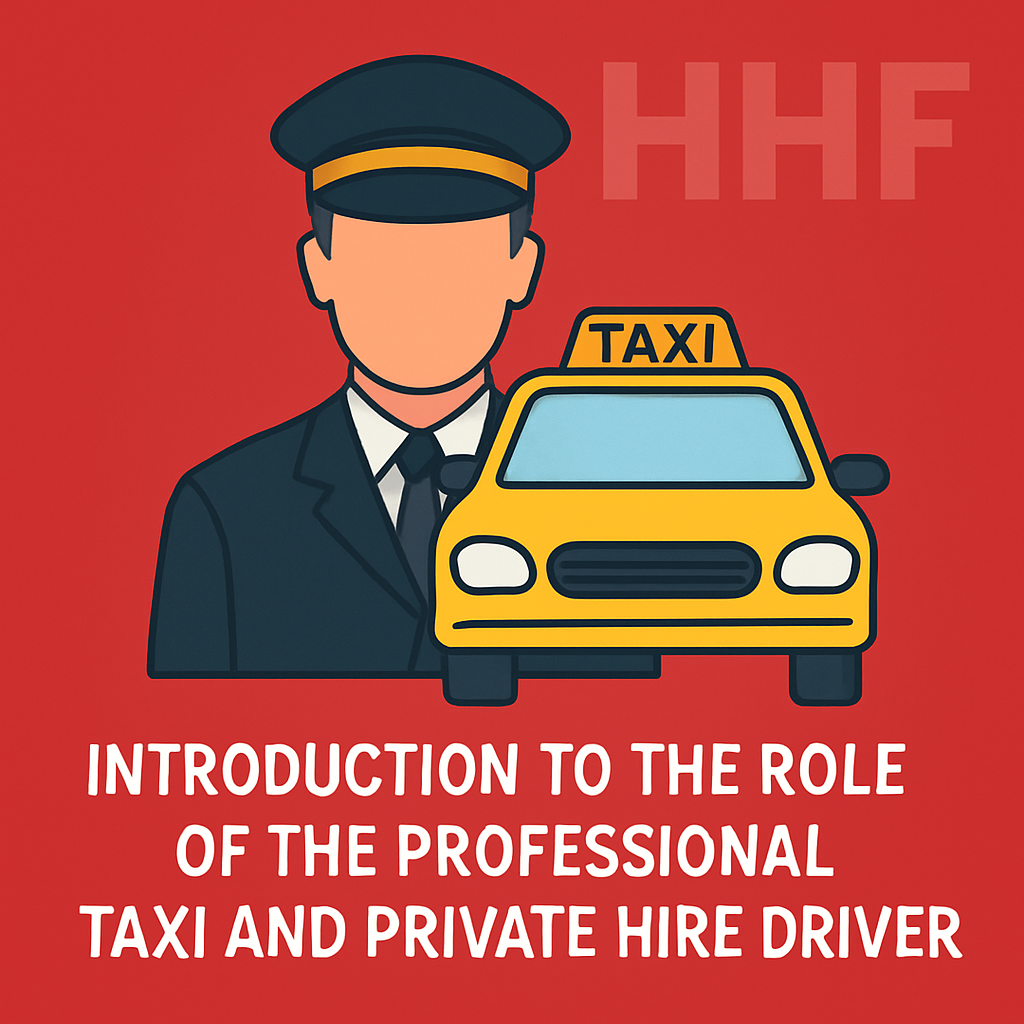 Level 2 Certificate in the Introduction to the Role of the Professional Taxi and Private Hire Driver (RQF)