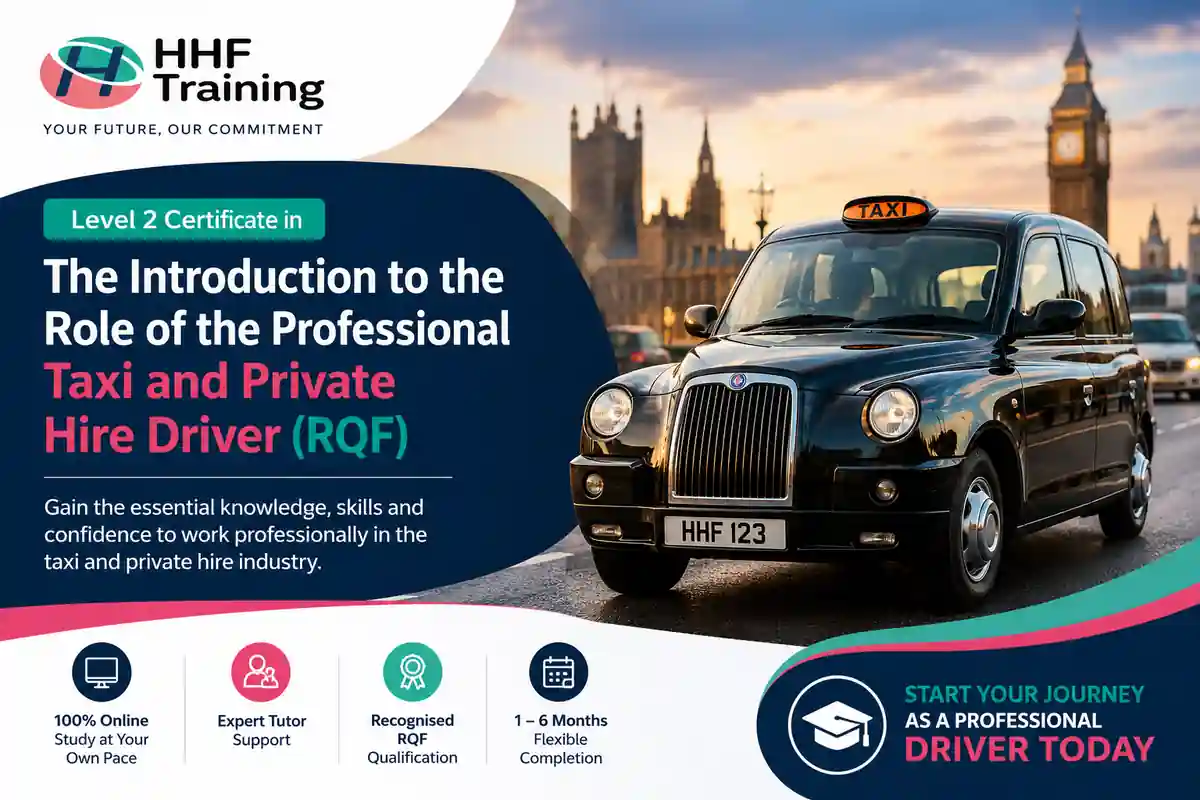 Taxi Driver Course Online – Level 2 Private Hire Driver Qualification | HHF Training