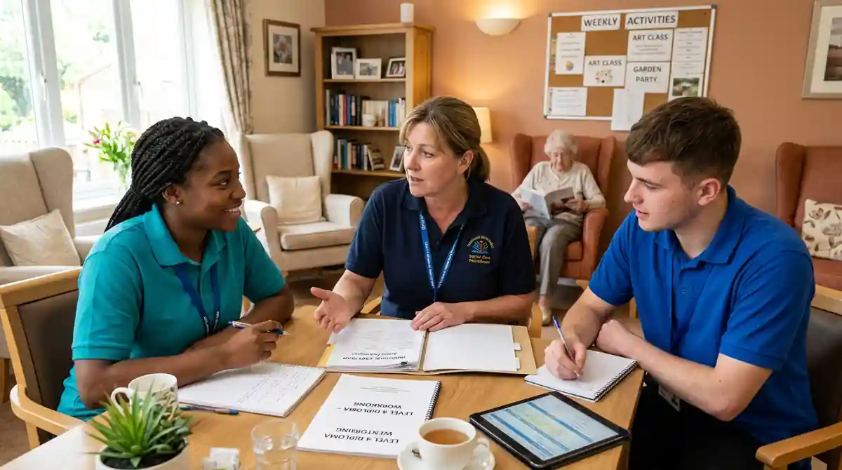 Level 2 Certificate in Preparing to Work in Adult Social Care Care worker induction for the Level 2 Certificate in Preparing to Work in Adult Social Care at HHF Training